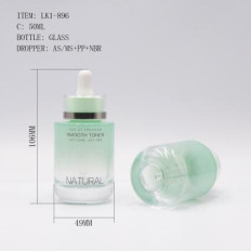 50ml yağlı yuvarlak damlalıklı şişe
