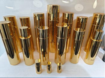 Altın Kaplamalı Serum Şişesi Seti