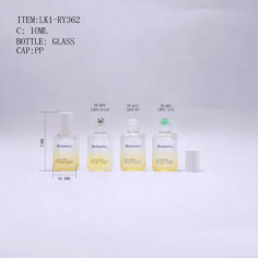 10ml Yuvarlatılmış Köşeli Düz Kare Şişe, Rulo Toplu